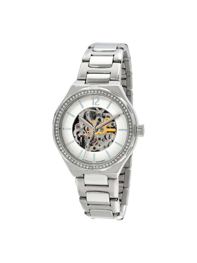 Nwt Fossil Eevie Automatic White Dial Ladies Watch